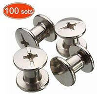 Really cheap Chicago Screws - Not Tested. Amazon.com: Chicago Binding Screws Sex Bolt Barrel nut Barrel Bolt Post Screw Phillips/Cross Head, Suitable for All Kind of Art and Leather, Made of Stainless Steel Never Rust, Length 1/4" 100sets: Arts, Crafts & Sewing