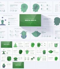 Mental Health PowerPoint Presentation Template - 17 Unique Mental Health Slide