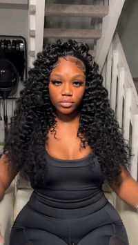 curly hair , quickweave , flipover , cute hairstyle , hair inspo