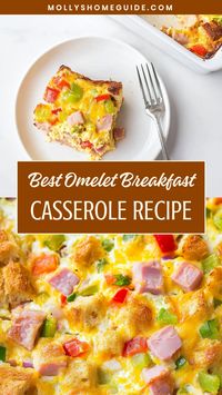 Looking for a delicious and easy breakfast idea? Try this flavorful breakfast casserole recipe that combines the goodness of an omelet all in one dish. Packed with eggs, cheese, veggies, and your favorite breakfast meats, this casserole is perfect for feeding a crowd or meal prepping for the week ahead. Whether you're hosting brunch or simply want a hearty morning meal, this breakfast casserole will surely satisfy your cravings.