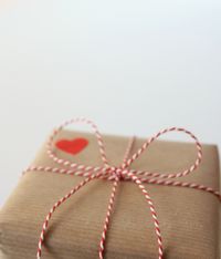 wrapped with heart