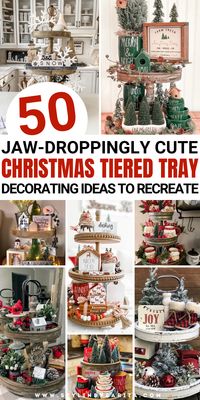 Get festive for Christmas 2024 by changing up your tiered tray decor. Take a look at these 50 amazing and whimsical Christmas-tiered tray decor ideas that you will fall in love with! | christmas tiered tray decor, christmas tiered tray , farmhouse christmas tiered tray decor, christmas kitchen tiered tray decor, christmas tiered tray decor diy, tiered tray decor christmas, tiered tray christmas decor |