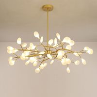 Size: 25 Inch & Above Fixture Width: 45" 33.5" 27.5" Fixture Height: 10" Bulb Included: No Number of Lights: 30 45 54 Color: Black Gold Style: Modern Material: Acrylic Number of Tiers: 1 Tier Shade Direction: Up & Down Shade Color: White Shape: A B Voltage: 110V-120V 220V-240V Bulb Base: G9 Light Type: LED