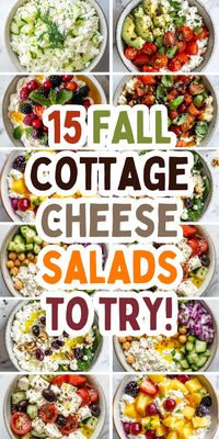 These cottage cheese salads are a game-changer for healthy, high-protein meals! Featuring fresh ingredients and easy-to-make recipes, they’re perfect for quick lunches or light dinners. Save this pin and check out the recipes for delicious, nutritious salad ideas!