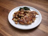 Get Mighty Duck with Potatoes Recipe from Food Network