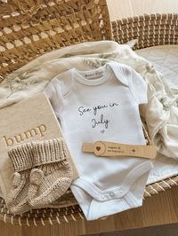 A unique pregnancy announcement keepsake