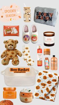 @inspogirly101 Cute halloween couples gift basket #boobasket #halloween #couples #gf #giftbasket #fallaesthetic #fall Boo Basket/ gift ideas for girlfriend/boyfriend #halloween basket