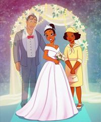 James [as a ghost], Tiana & Eudora (Drawing by Goldoxi21 @Instagram) #ThePrincessAndTheFrog