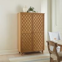 Suzanne Kasler Southport Rattan Cabinet