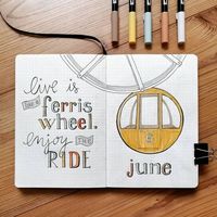 30 idées pour votre Bullet Journal en Juin