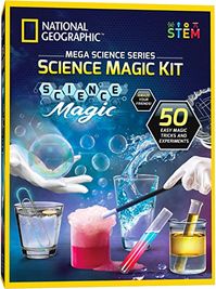 Amazon.com: NATIONAL GEOGRAPHIC Science Magic Kit - Perform 20 Unique Experiments as Magic Tricks, Includes Magic Wand and Over 50 Pieces, Amazon Exclusive Learning Science Kit for Boys and Girls : Toys & Games