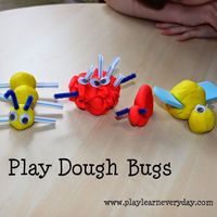 Play Dough Bugs