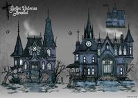 ArtStation - Gothic Victorian Hospital, Fion Lim