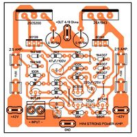 Mini Strong Power Amplifier - 100W RMS - TE1