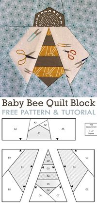 Do you want to give paper piecing a try? If so, this is the perfect pattern for you! First of all, its free, and you can't do better than that. Secondly, its a manageable size for a beginner project, just 6" x 6", easy to handle, perfect for a coaster. Lastly, it's cute as a button!