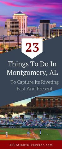 What makes the selection of things to do in Montgomery so remarkable, we found, is the way in which it offers up its past, present, and future all at once, insisting that you can’t have one without the other--for better or for worse. Here are 23 things to check out on your next adventure here. Fun activities include exploring local restaurants downtown, catching a baseball game, walking to see the sights, and more for your next family vacation! #Montgomery #Alabama #familytravel