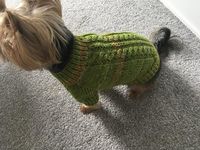 Plum Dog Sweater Knitting pattern by DottyPatterns | LoveCrafts