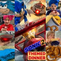 Need an idea for a easy fun themed dinner for Sonic the Hedgehog 2 movie! This includes dinner, drinks and dessert.