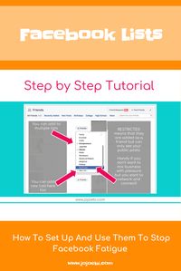 How To Set Up And Use Facebook Lists To Stop Facebook Fatigue | tutorial | Facebook lists | networking | Kaizen Hacks | Kaizen lifehack | facebook tips | social media for business | how to keep facebook private | how to use facebook for networking ¥ #facebooklists  #facebook #socialmedia #networking
