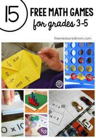 FREE Math Games to Teach Grade 3 and Up - Homeschool Giveaways