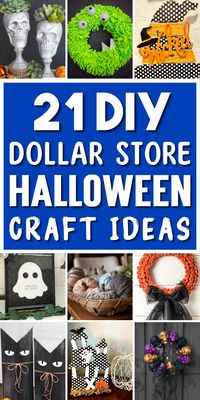 Discover DIY Halloween decorations with these dollar store Halloween crafts! Spook up your Halloween home decor without breaking the bank. Get inspired by affordable DIY Halloween craft projects. From eerie Halloween wreaths to chilling Halloween centerpieces, these DIY Halloween crafts will impress your guests. Embrace the spirit of the season with DIY Halloween crafts for kids and adults. Let your imagination run wild and craft your way to a spooktacular Halloween!