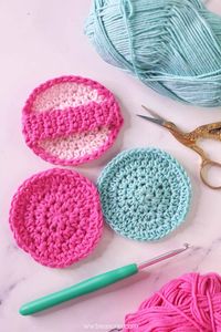 Crochet Scrubbies, Crochet Face Scrubbies