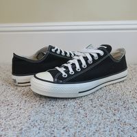 Vintage Converse All Star OX Black MADE IN JAPAN Limited CHUCK TAYLOR 8.5 70s Colorway:  Black Condition: Worn once without the box.  It is great condition. Size: US 8.5   Additional information:  100% Authentic Merchandise or your payment will be refunded in full.  I don't sell fakes or deal with fakes. Terms All payments must be made within the 3 days of the listing's end.  An extension would be considered if the buyer contacts me within the 3 days of the listing's end. Please no negative or zero feedback bidders.  For the negative and zero feedback bidders, please contact me fist before bidding. Unpaid items will be relisted and an unpaid Item Dispute will be filed against the non-paying buyer. I also reserve the right to cancel bids for those who do no agree to the terms. There is no r