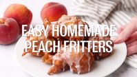 Easy Homemade Peach Fritters