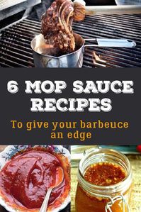 A good mop sauce is like having your own barbecue secret weapon. Mop sauces were traditionally used in Texas commercial pits where meat was cooked over coals. Basting the meat with a mop was a way of cooling the meat and maintaining moisture