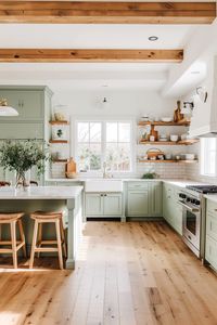 50+ Sage Green Kitchen Cabinet Inspirations to Transform your Home - Days Inspired