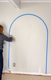 DIY painted wall arch tutorial – So easy, can be completed in 1 day!