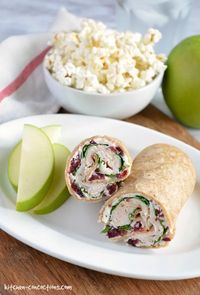 Turkey Cranberry Wrap - Kitchen Concoctions