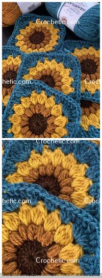 Crochet Granny Square Free Pattern Flower Design Ideas For Biggners Trendy Clothes Diy Project's