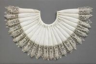 Ruff edging, circa 1600-1620