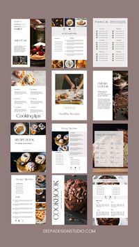 Recipe Template. Canva Recipe book template. Create your own Recipe book with this easy-to-use fully customizable recipe template. Use this bold cookbook template to save your favorite recipes as an ebook or lead magnet!