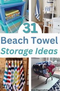 Discover 31 genius beach towel storage ideas and maximize your small space with smart beach towel storage solutions designed to keep your pool area organized and stylish. Transform your beach towel storage closet into a haven of organization! With these brilliant beach towel storage ideas for small spaces and bathroom organization, you'll unlock the secret to maximizing every inch of your closet while keeping your towels tidy and accessible.