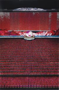 Andreas Gursky (1955-) Pyongyang IV 2007 (304,5 x 207 cm) cibachrome print