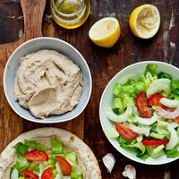 Baba Ghanouj on Pita