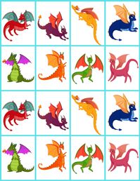 colorful dragon memory cards