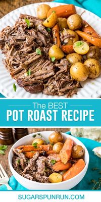 Cozy Pot Roast Recipe - Sugar Spun Run