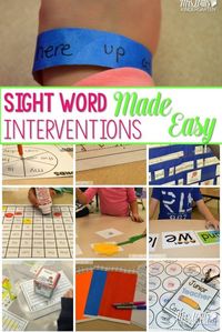 Looking for ways to help your students with their reading? Check out these printable kindergarten sight word activities!