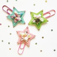 scraps of reflection: Shaker Star Planner Clips