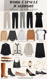 Your Guide to a Chic and Classic Work Capsule Wardrobe - MY CHIC OBSESSION