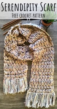 This Free crochet scarf pattern is perfect for beginners and very simple. Made using worsted weight yarn and a 5mm hook.