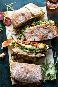 Party Size Italian Melt | halfbakedharvest.com #grilledcheese #easyrecipes #gameday