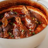 Greek-Style Braised Lamb Shanks