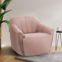 Fiona Fabric Swivel Chair with Power Footrest