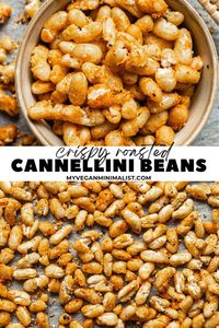 Roasted cannellini beans are a crispy, fiber-rich snack made in just over half an hour. Find out how we turn these creamy white beans into a satisfyingly crunchy snack. This roasted cannellini beans recipe uses pantry staples that you probably already have in your kitchen cupboard. You can serve them as part of your main dish, eat them as a snack or a side. Hint - Think of the seasoning as more of a suggestion rather than a hard rule. If desired, feel free to use your other favorite herbs.