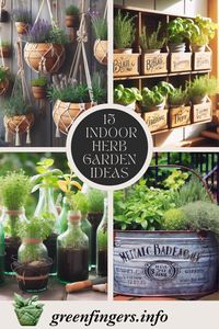 Are you eager to cultivate your own indoor herb garden but don’t have the luxury of a sunny windowsill? Here are 15 great ideas to get your creativity flowing.