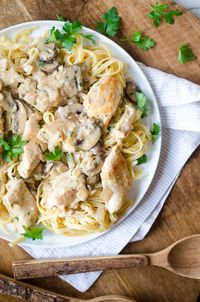 Chicken with Mustard Mascarpone Marsala Sauce